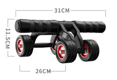 Four-wheel abdominal muscle equipment